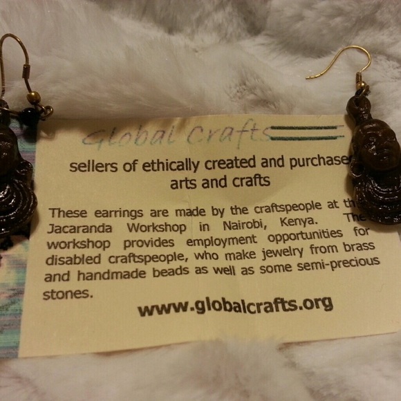 Fair Trade Earrings Kenya - Picture 2 of 9